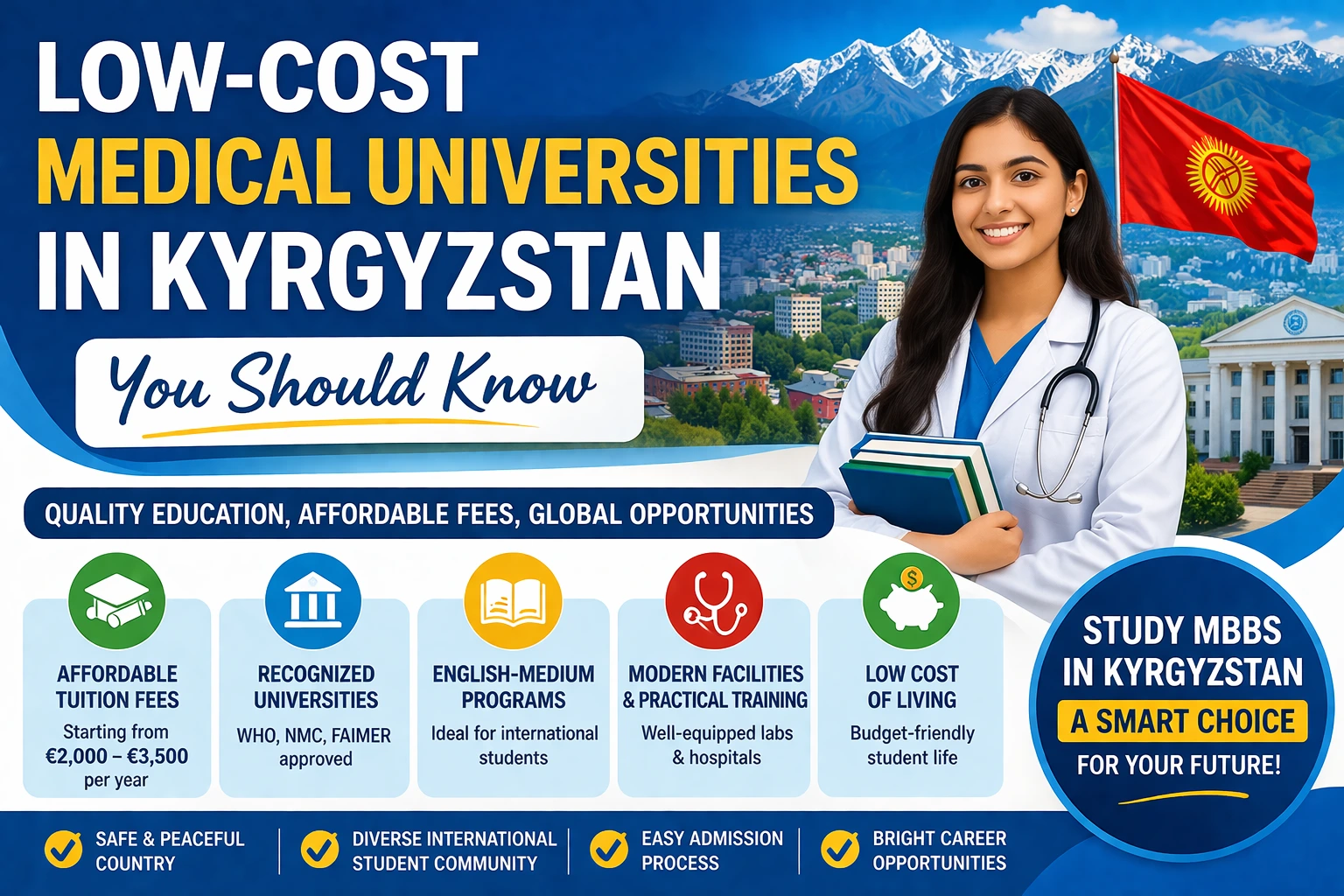Low-Cost Medical Universities in Kyrgyzstan You Should Know